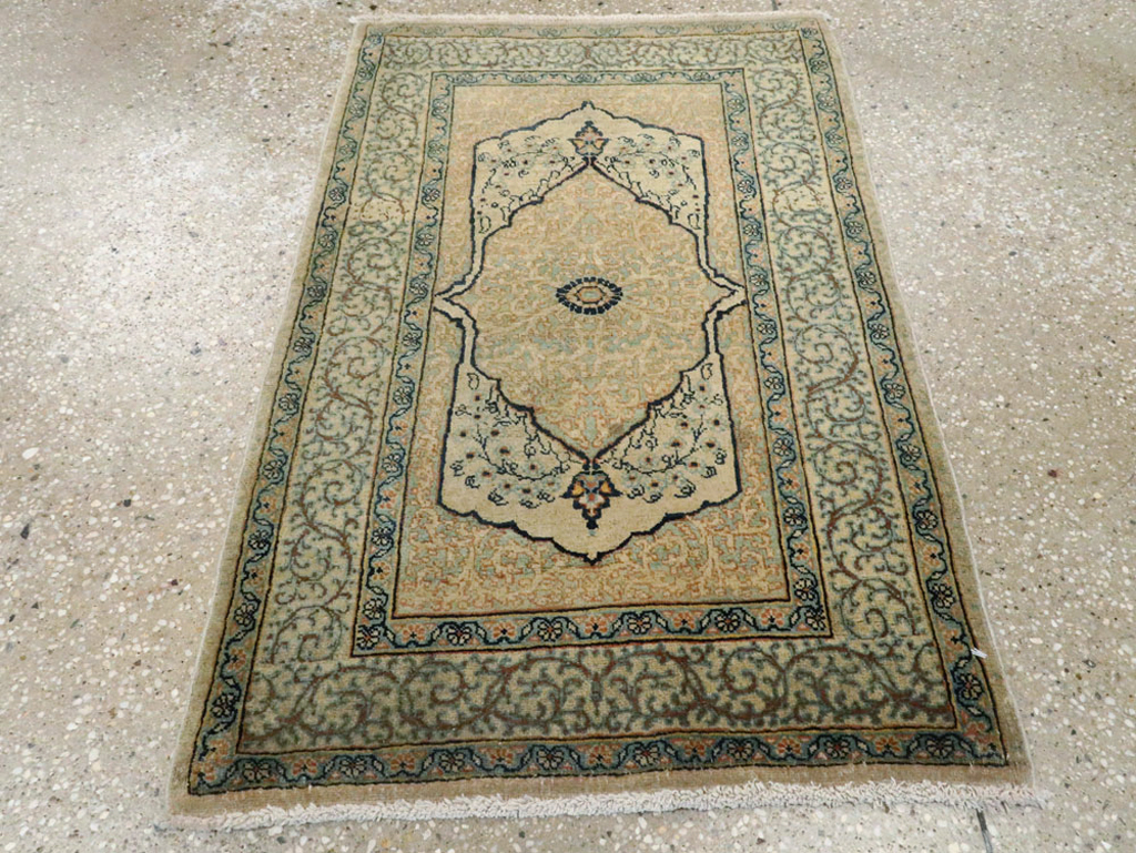 Antique Persian Tabriz Hagi Jalili Rug, No.15166 - Gsblank