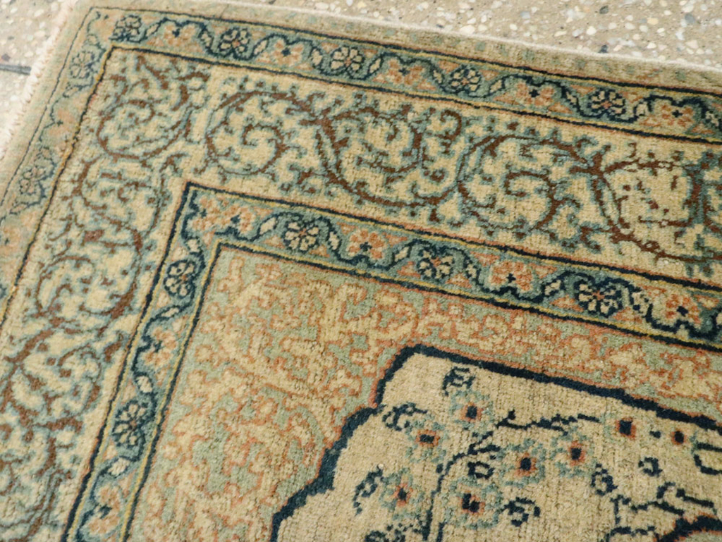 Antique Persian Tabriz Hagi Jalili Rug, No.15166 - Gsblank