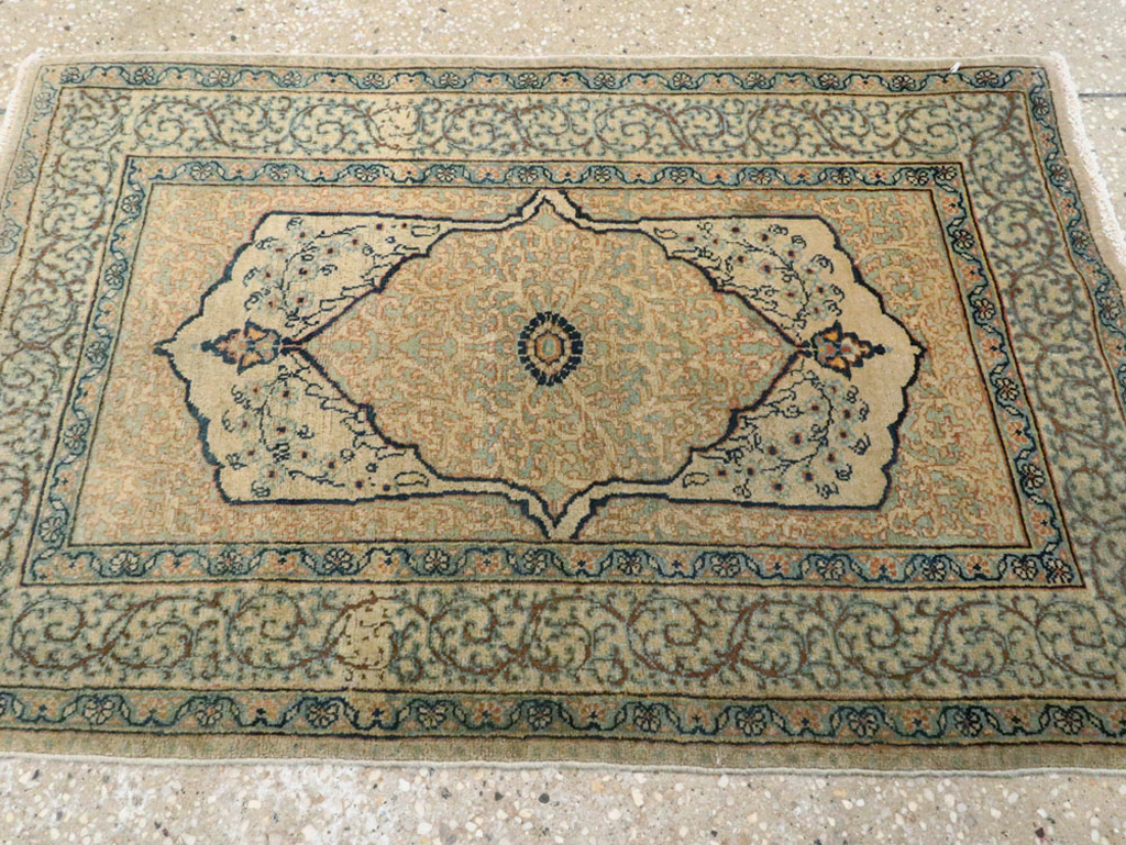 Antique Persian Tabriz Hagi Jalili Rug, No.15166 - Gsblank