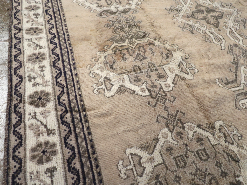 Antique Turkish Oushak Square Accent Carpet, No.15174 - Gsblank