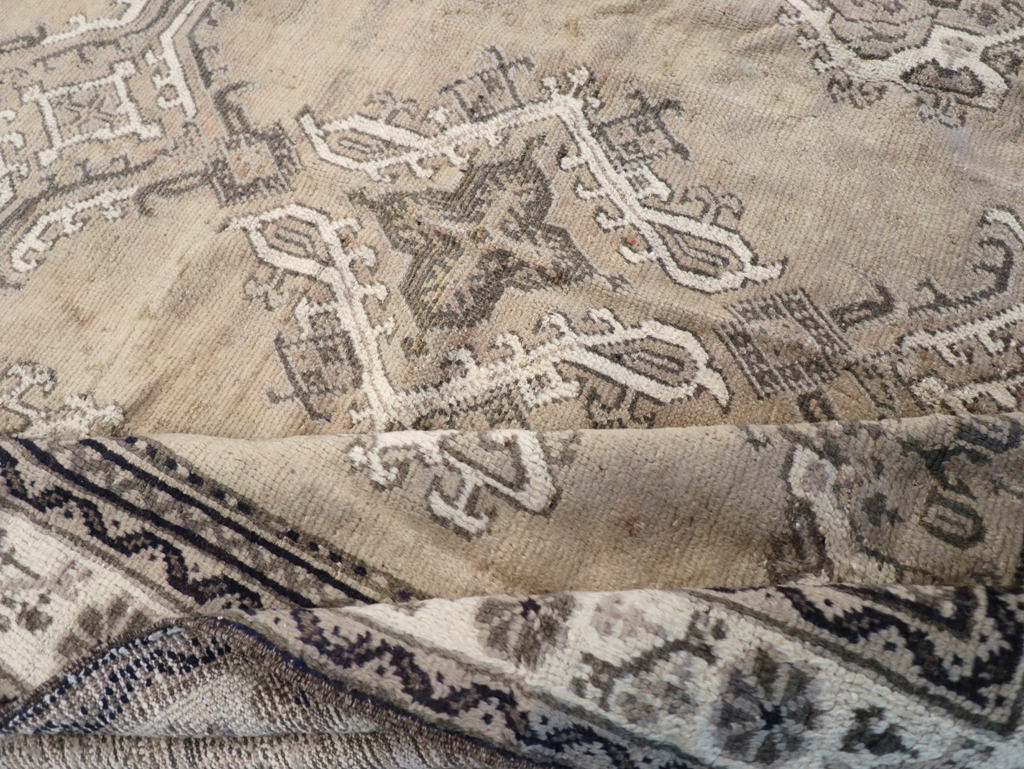 Antique Turkish Oushak Square Accent Carpet, No.15174 - Gsblank