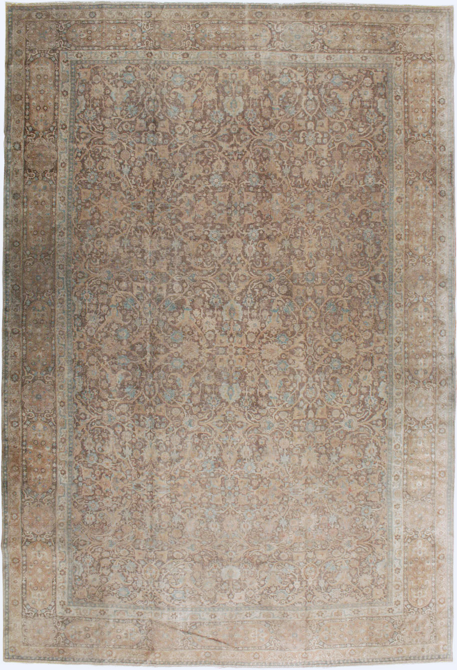Antique Persian Tabriz Carpet, No.15197 - Gsblank