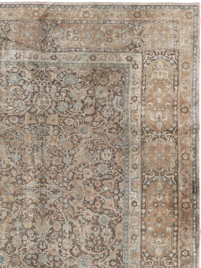 Antique Persian Tabriz Carpet, No.15197 - Gsblank