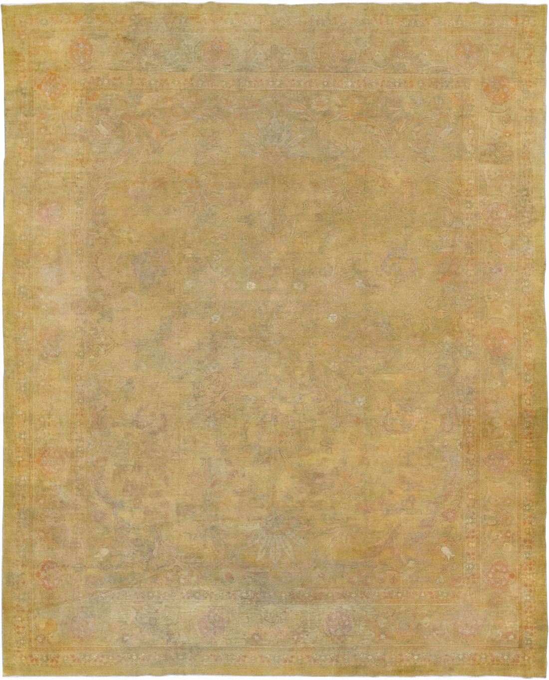 Antique Indian Amritsar Room Size Carpet, No.15212 - Gsblank