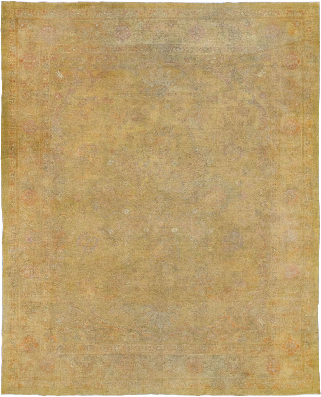 Antique Indian Amritsar Room Size Carpet, No.15212 - Gsblank