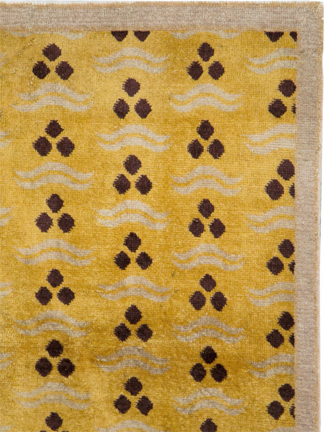 Vintage Turkish Anatolian Deco Rug, No.15237 - Gsblank