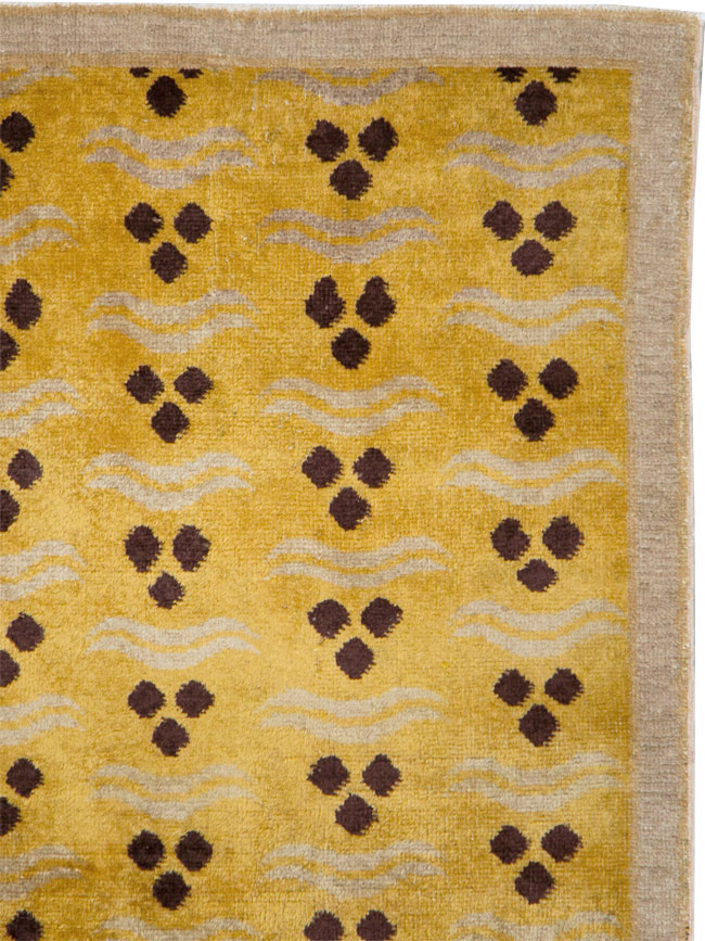 Vintage Turkish Anatolian Deco Rug, No.15237 - Gsblank