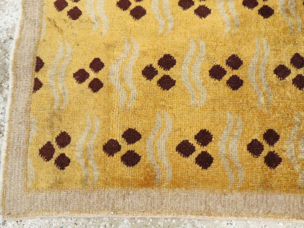 Vintage Turkish Anatolian Deco Rug, No.15237 - Gsblank