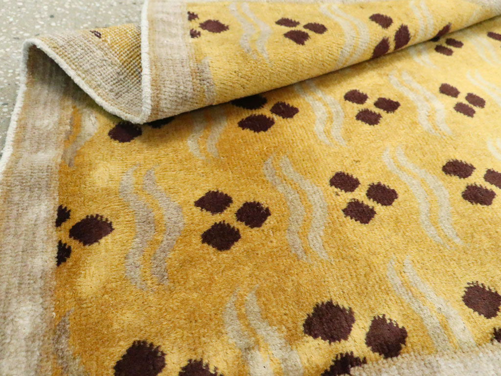 Vintage Turkish Anatolian Deco Rug, No.15237 - Gsblank