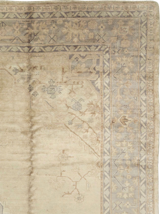 Antique Turkish Oushak Carpet, No.15253 - Gsblank