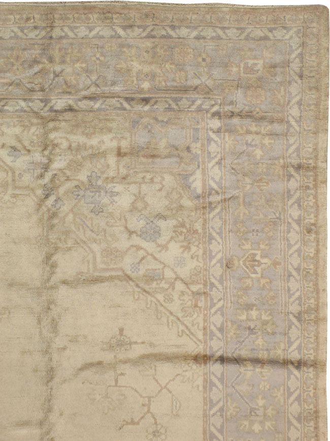 Antique Turkish Oushak Carpet, No.15253 - Gsblank
