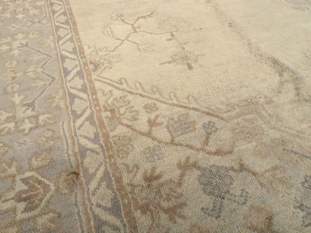 Antique Turkish Oushak Carpet, No.15253 - Gsblank