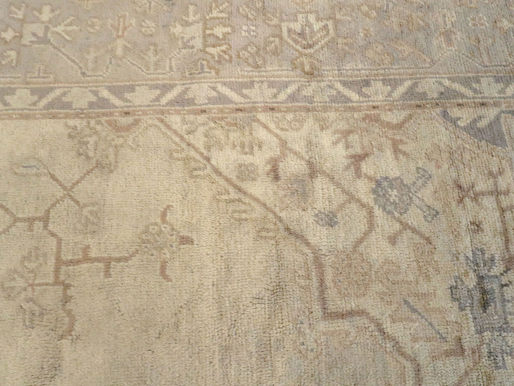 Antique Turkish Oushak Carpet, No.15253 - Gsblank
