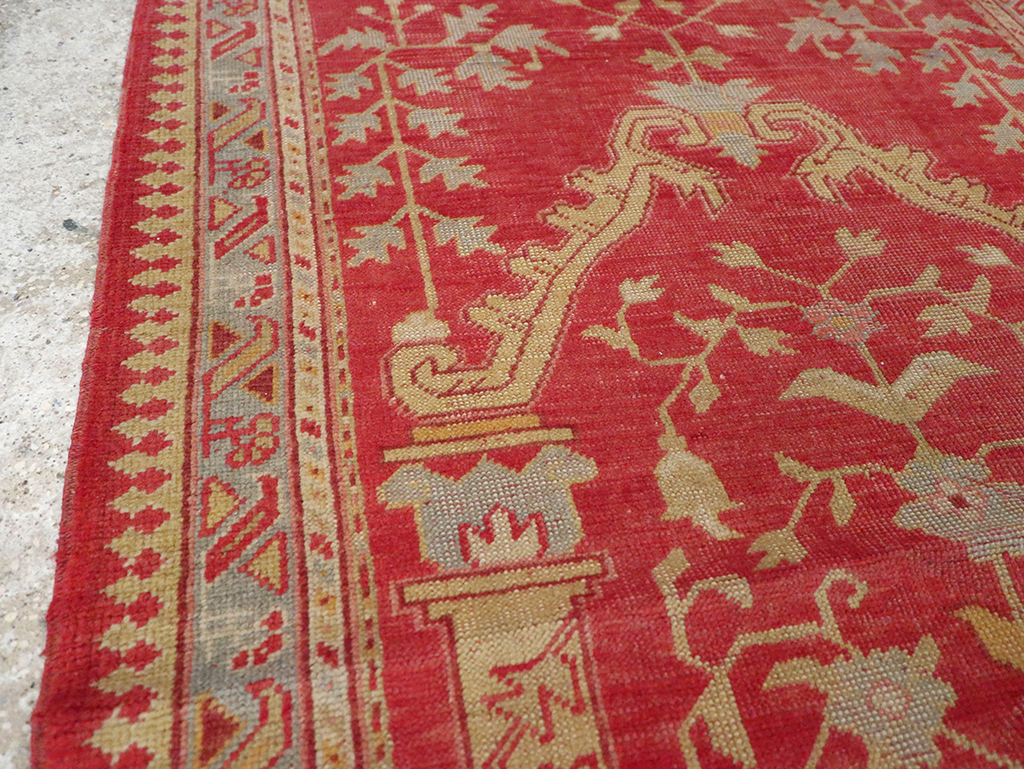 Antique Turkish Oushak Rug, No.15270 - Gsblank
