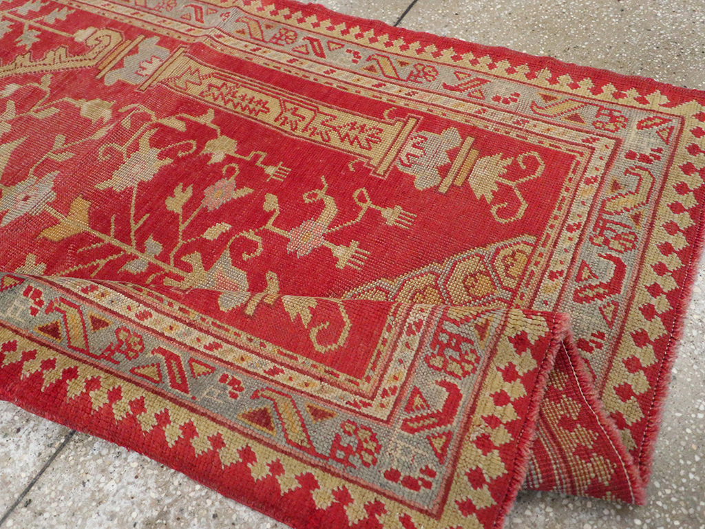 Antique Turkish Oushak Rug, No.15270 - Gsblank