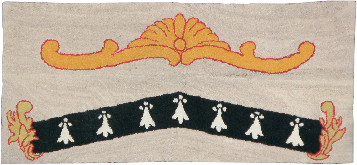 Antique American Hook Rug, No.15281 - Gsblank