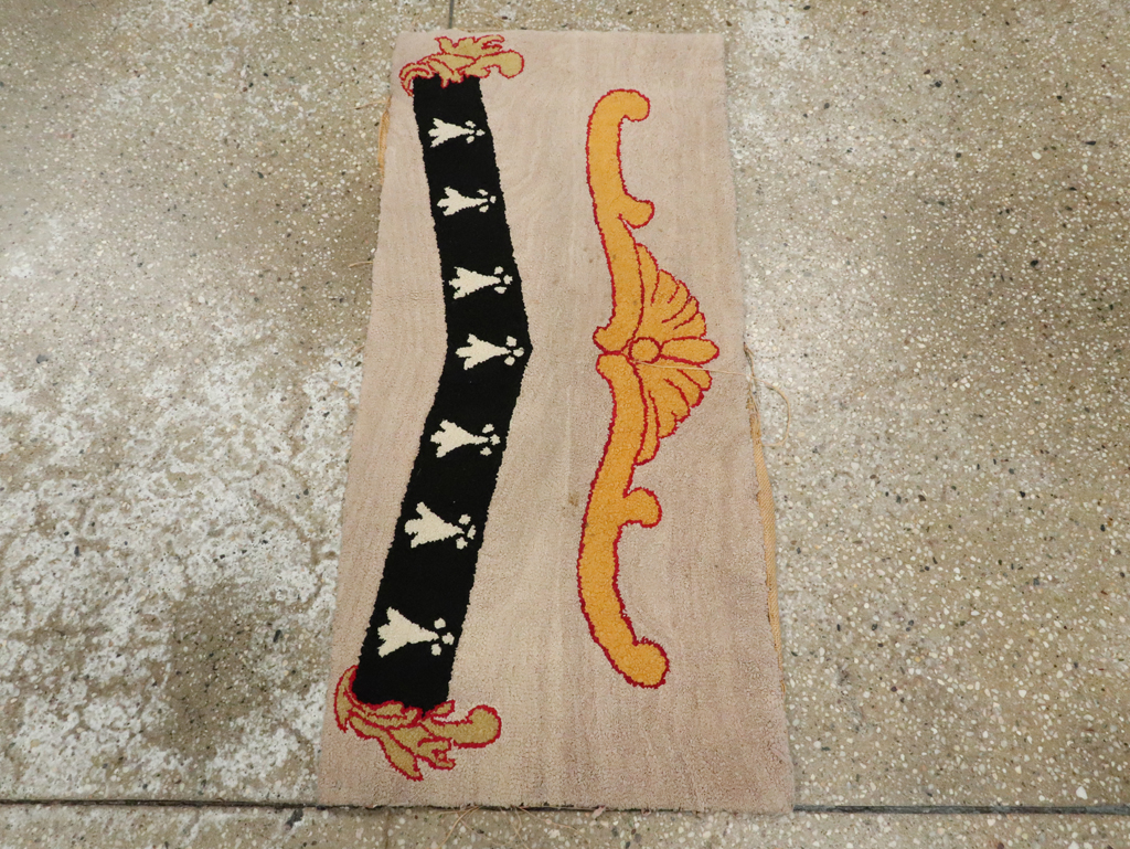 Antique American Hook Rug, No.15281 - Gsblank
