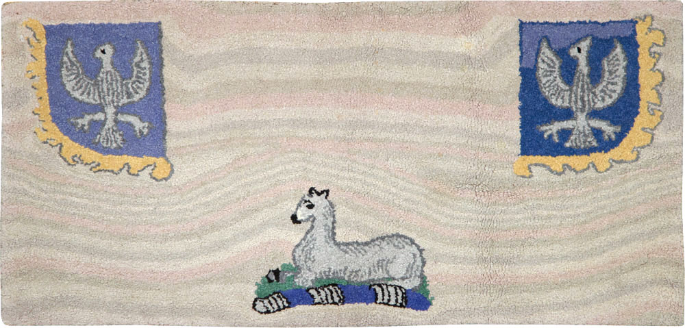 Antique American Hook Rug, No.15282 - Gsblank