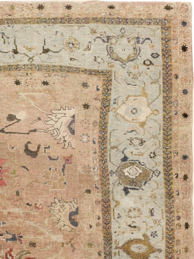 Antique Persian Mahal Carpet, No.15288 - Gsblank