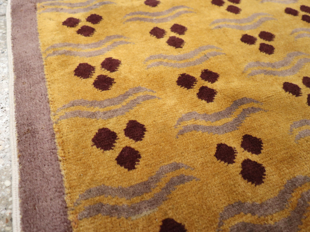 Vintage Anatolian Deco Rug, No.15302 - Gsblank