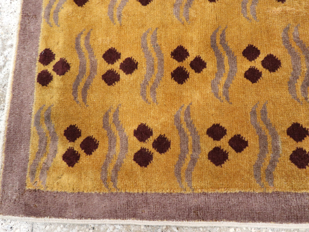 Vintage Anatolian Deco Rug, No.15302 - Gsblank