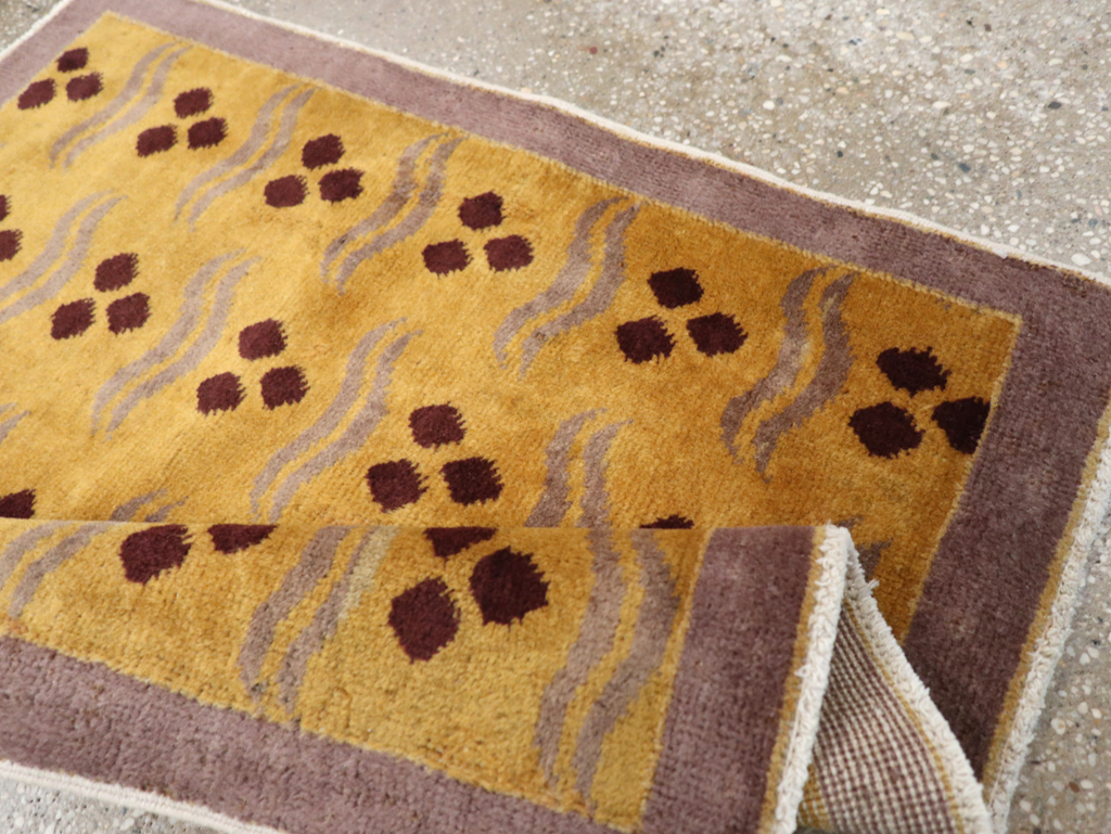 Vintage Anatolian Deco Rug, No.15302 - Gsblank