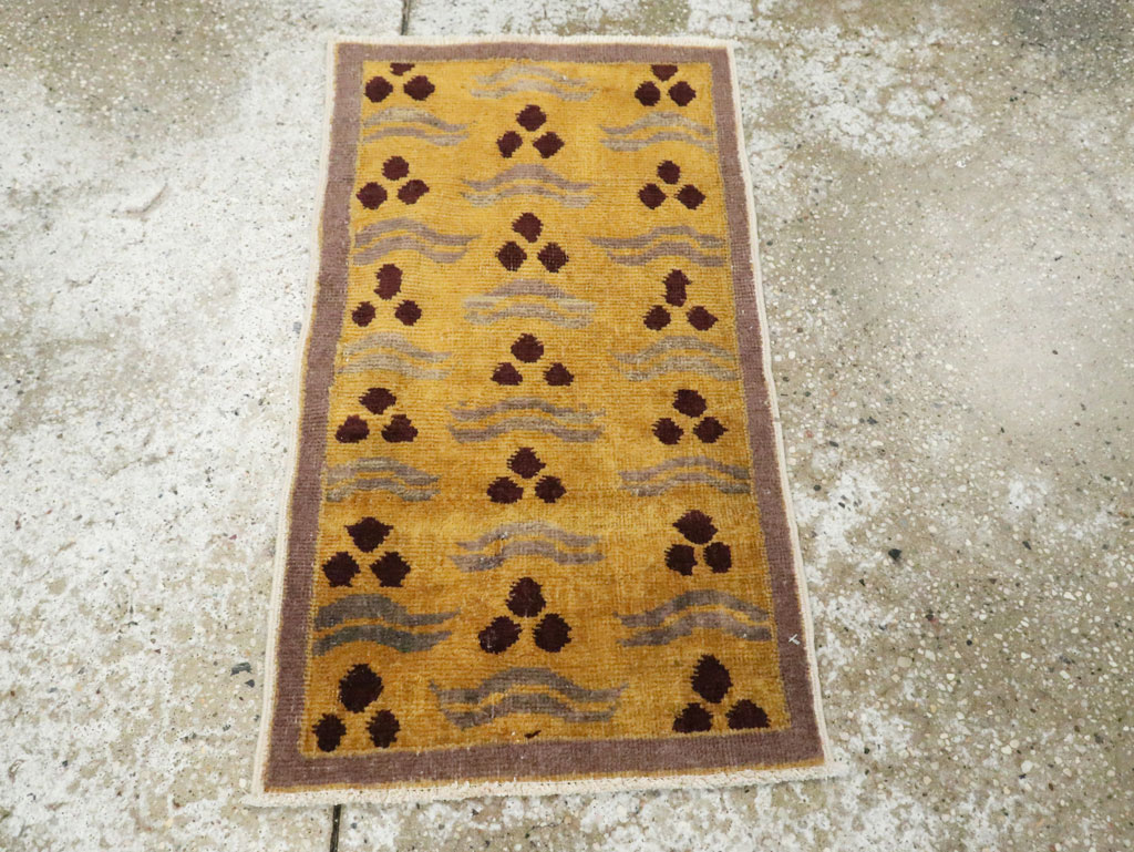 Vintage Turkish Art Deco Rug, No.15308 - Gsblank