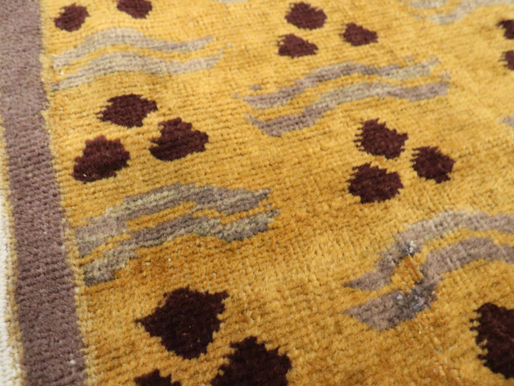 Vintage Turkish Art Deco Rug, No.15308 - Gsblank