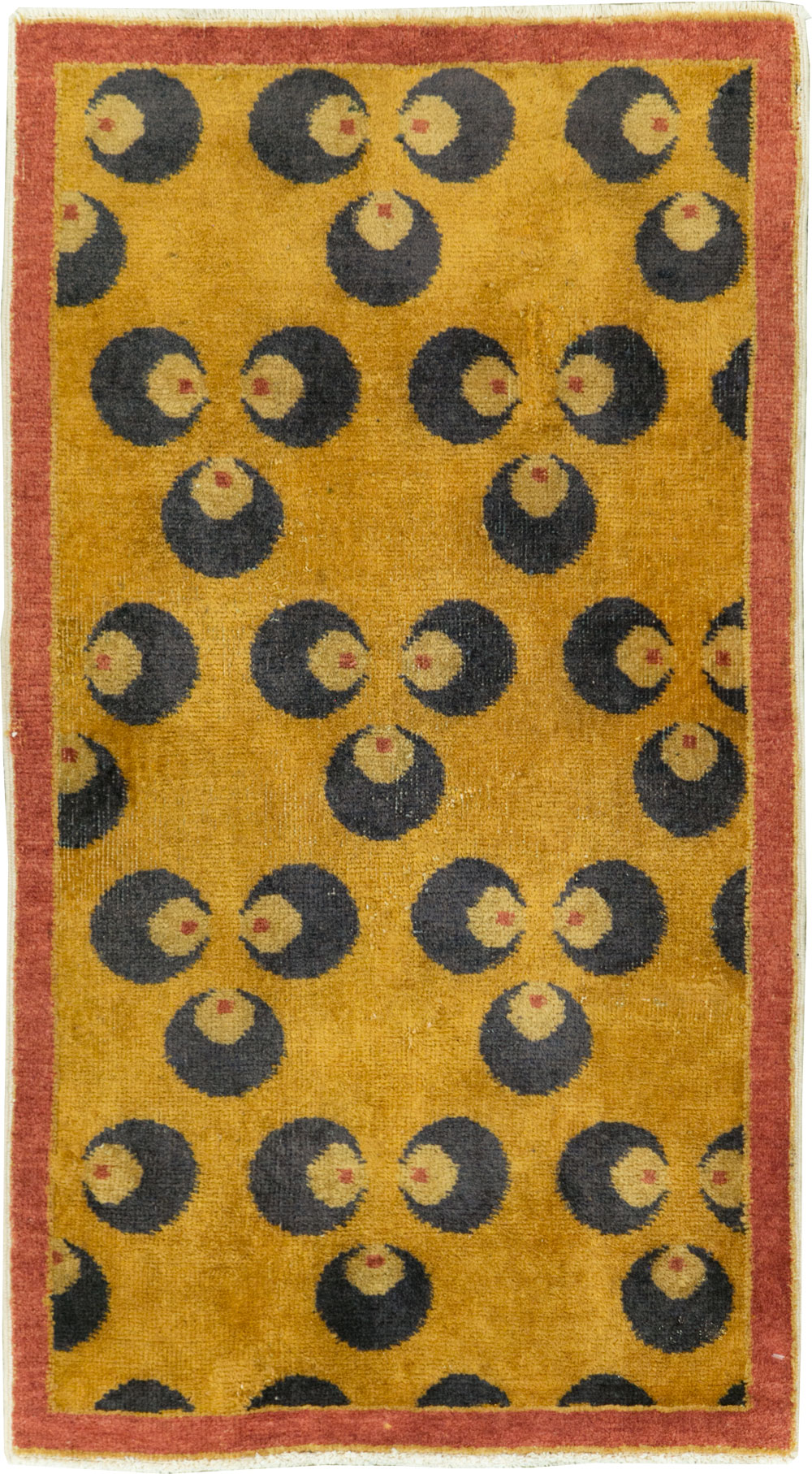 Vintage Turkish Anatolian Deco Rug, No.15309 - Gsblank
