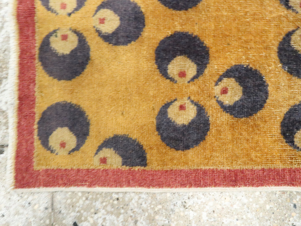 Vintage Turkish Anatolian Deco Rug, No.15309 - Gsblank