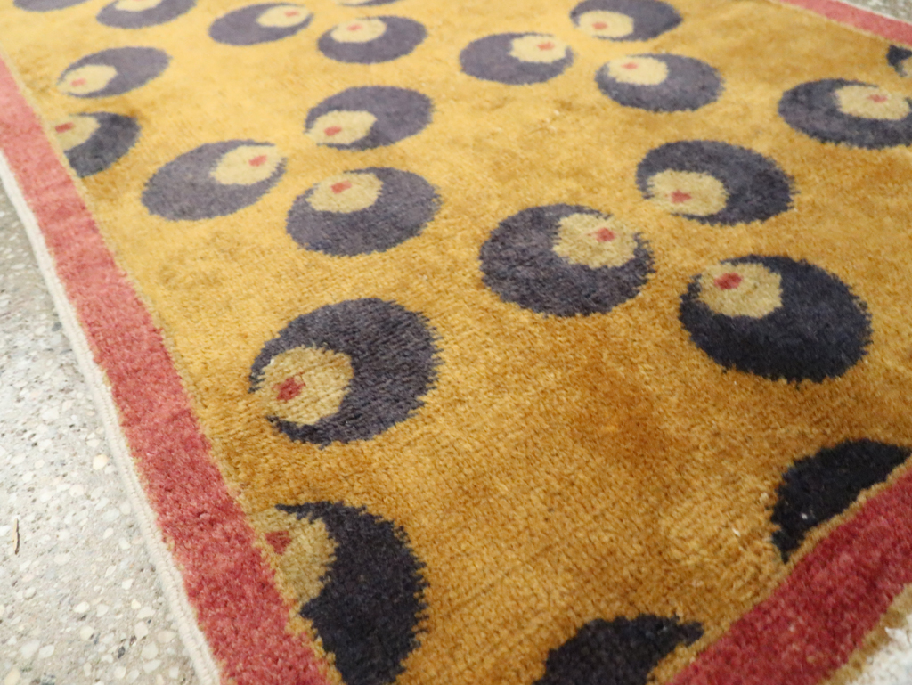 Vintage Turkish Anatolian Deco Rug, No.15309 - Gsblank