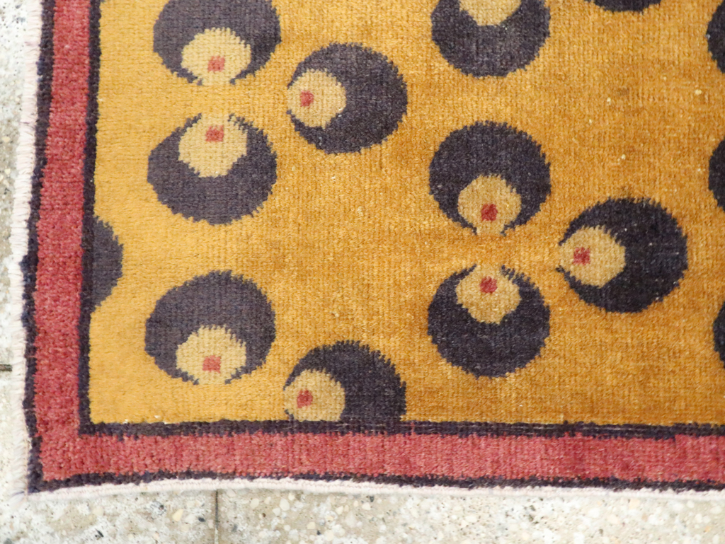 Vintage Turkish Anatolian Deco Rug, No.15311 - Gsblank