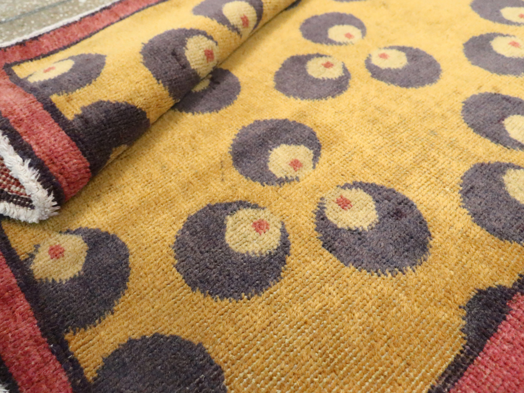 Vintage Turkish Anatolian Deco Rug, No.15311 - Gsblank