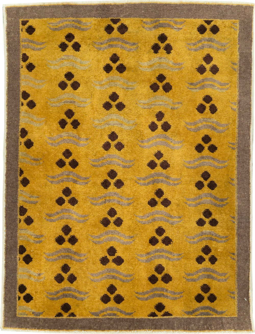 Vintage Turkish Anatolian Deco Rug, No.15325 - Gsblank