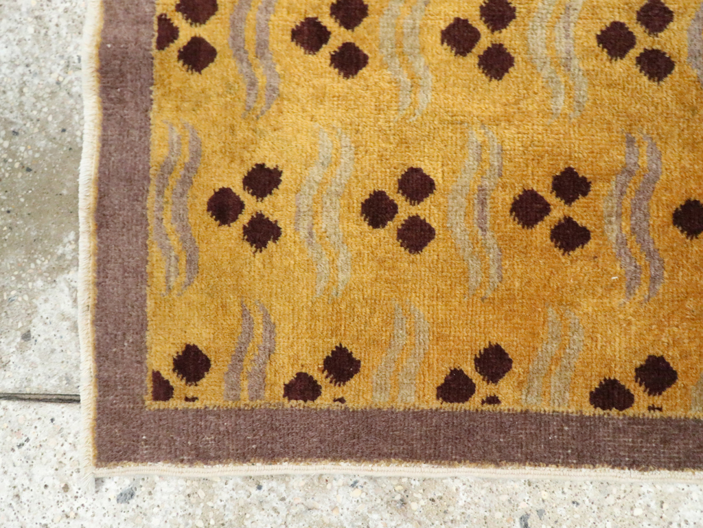 Vintage Turkish Anatolian Deco Rug, No.15325 - Gsblank