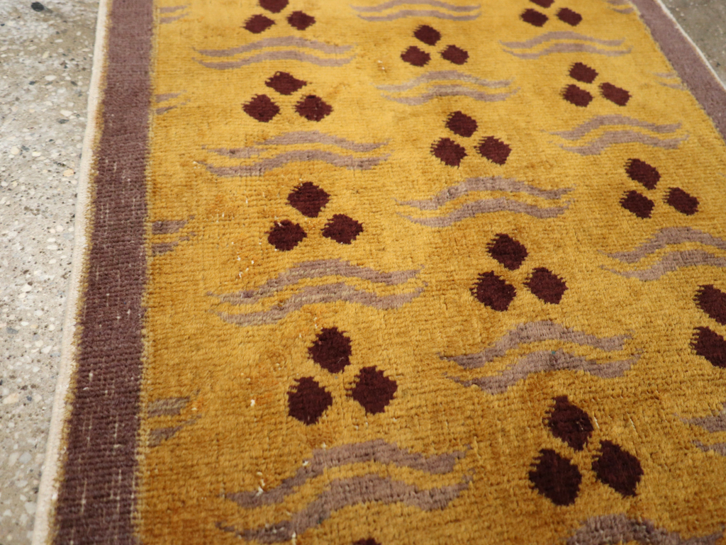 Vintage Turkish Anatolian Deco Rug, No.15332 - Gsblank