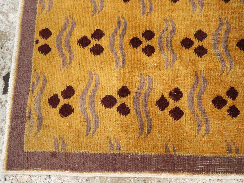 Vintage Turkish Anatolian Deco Rug, No.15332 - Gsblank