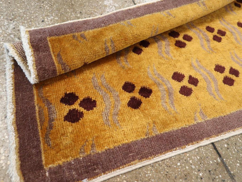 Vintage Turkish Anatolian Deco Rug, No.15332 - Gsblank