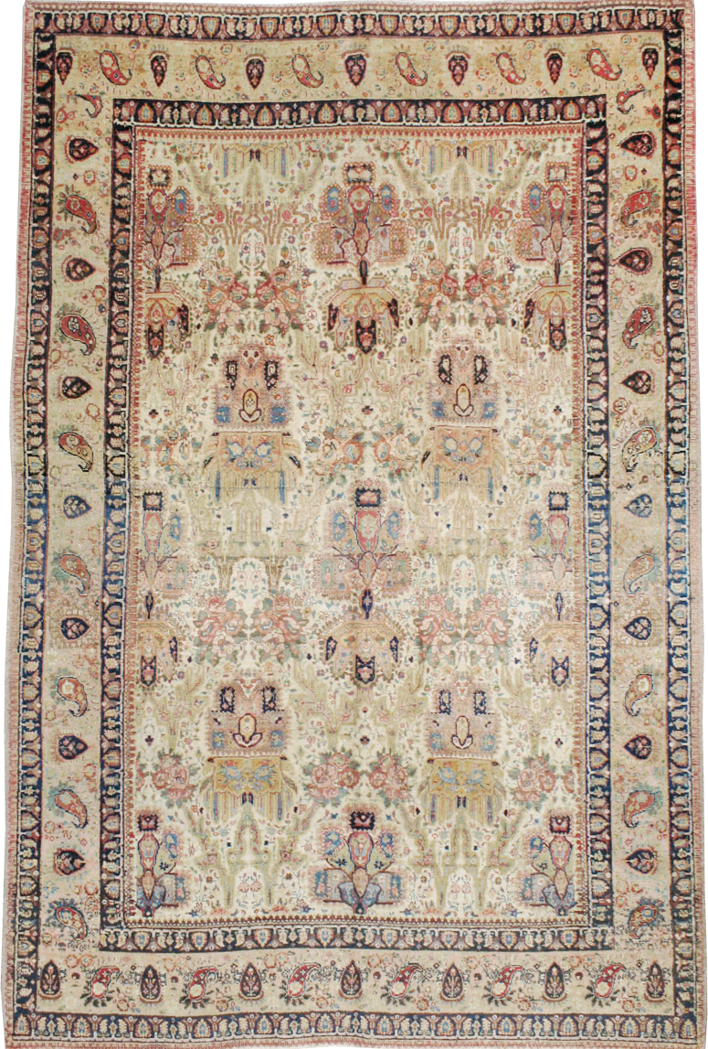 Antique Persian Tabriz Carpet, No.15341 - Gsblank