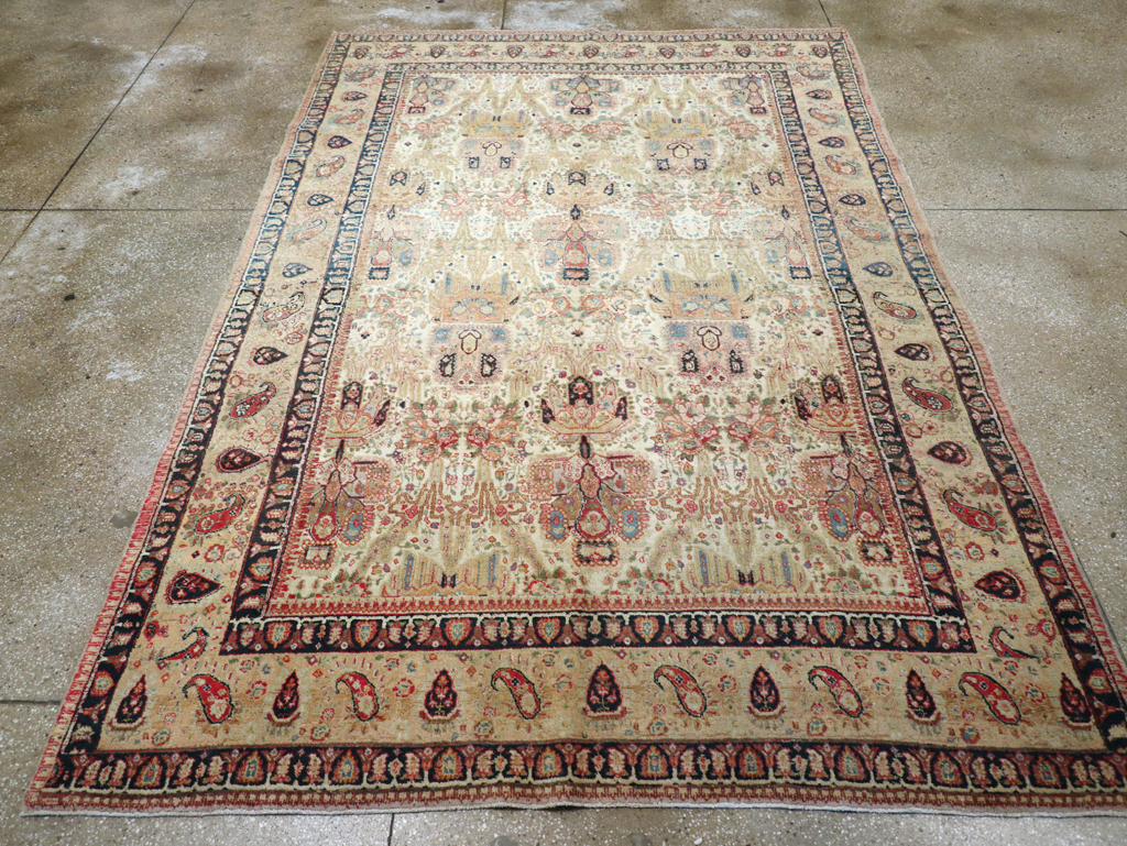 Antique Persian Tabriz Carpet, No.15341 - Gsblank