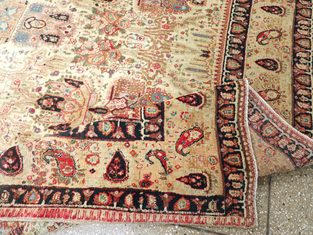 Antique Persian Tabriz Carpet, No.15341 - Gsblank