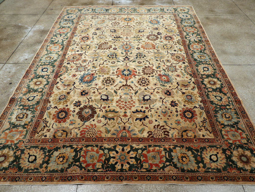 Vintage Persian Tabriz Carpet, No.15379 - Gsblank