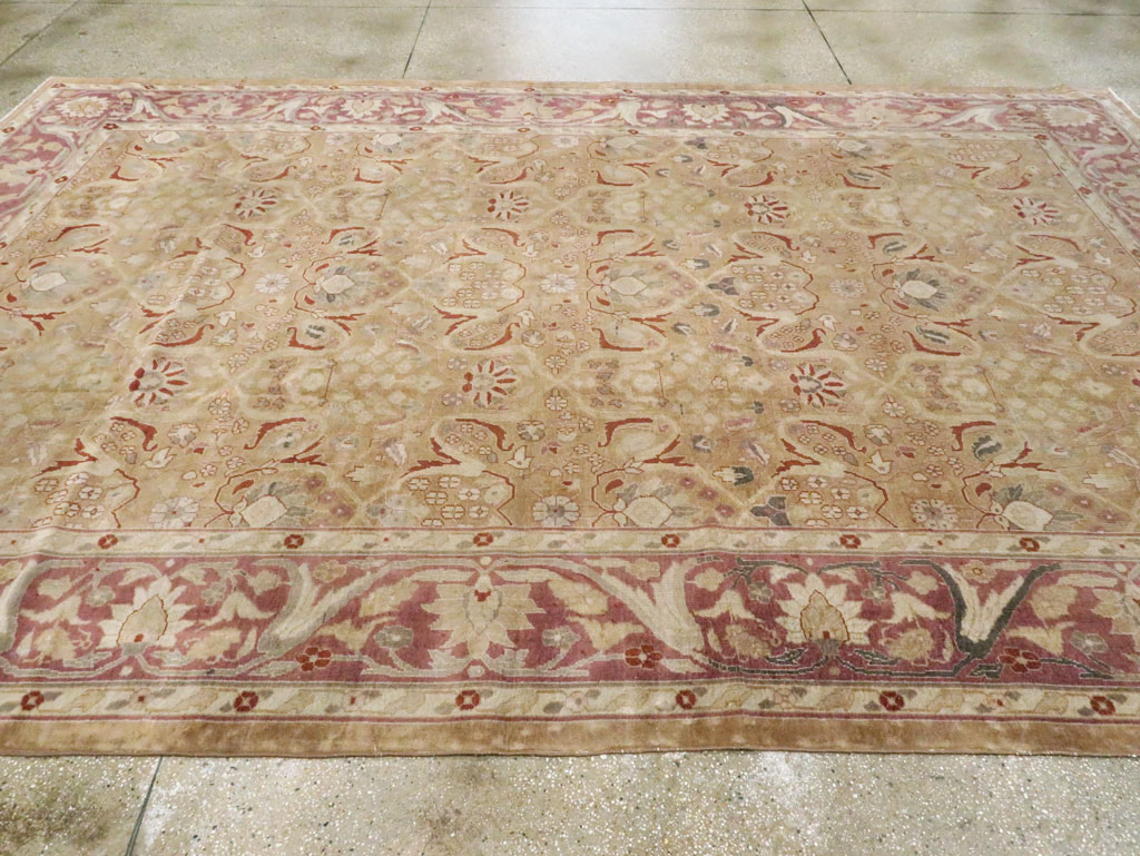 Antique Indian Lahore Carpet, No.15397 - Gsblank