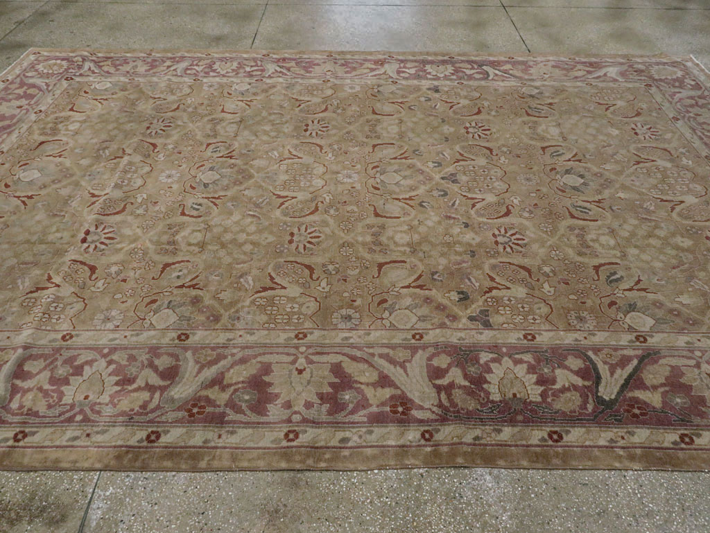 Antique Indian Lahore Carpet, No.15397 - Gsblank