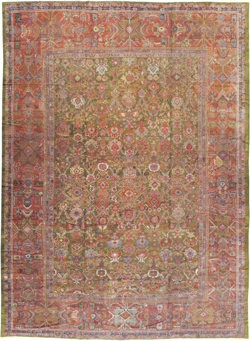 Antique Persian Sultanabad Carpet, No.15398 - Gsblank