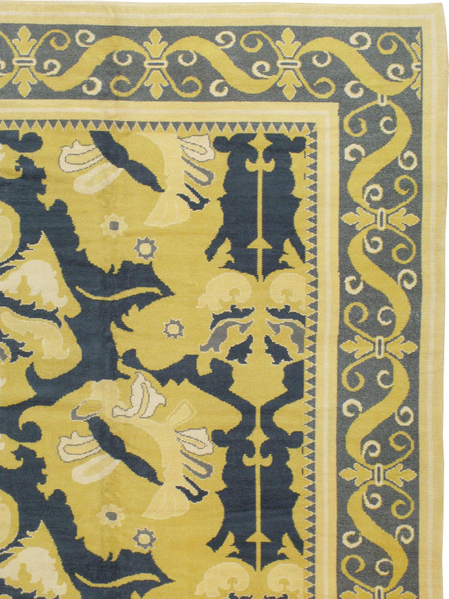 Antique Spanish Cuenca Carpet, No.15444 - Gsblank