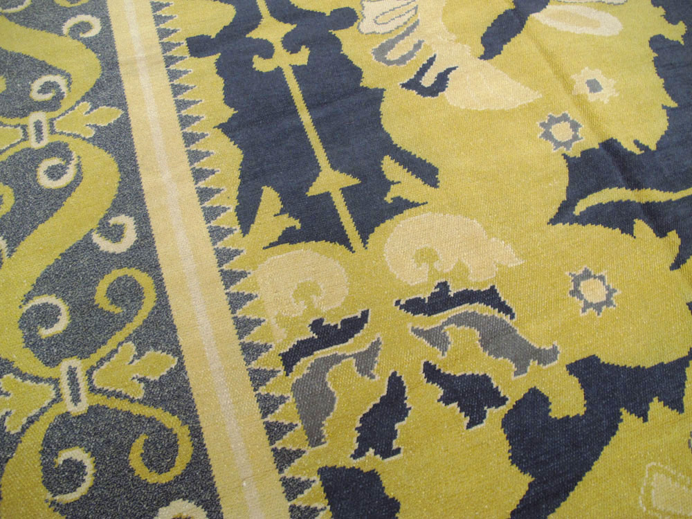 Antique Spanish Cuenca Carpet, No.15444 - Gsblank