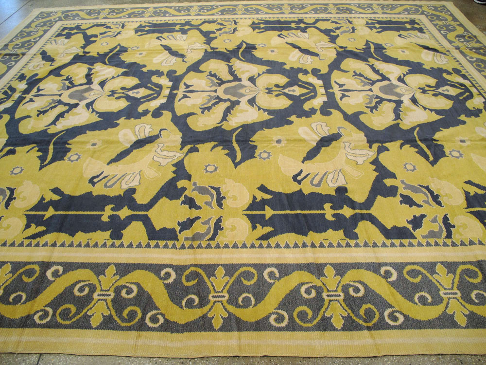 Antique Spanish Cuenca Carpet, No.15444 - Gsblank