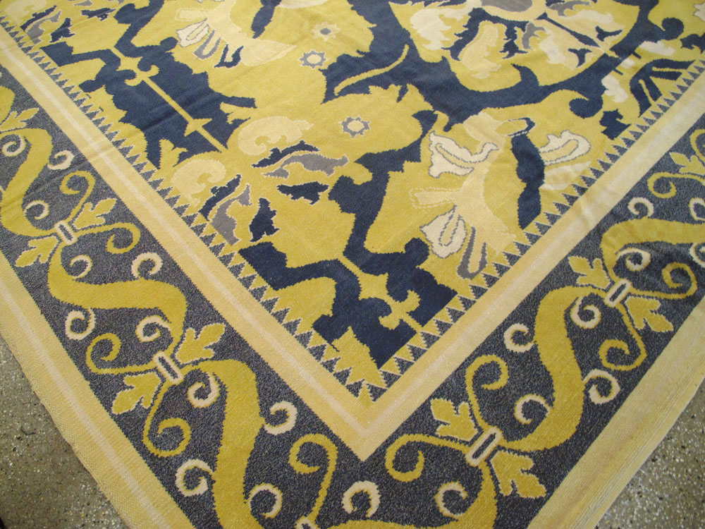 Antique Spanish Cuenca Carpet, No.15444 - Gsblank