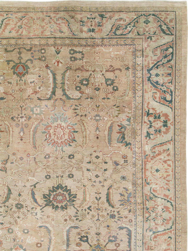 Antique Persian Mahal Carpet, No.15487 - Gsblank